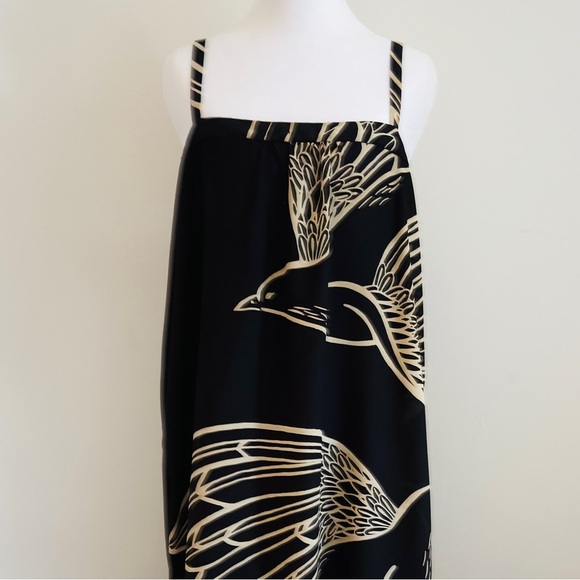 Vanessa Virginia Silk Dress. Black/White. Size Small-Medium. - Picture 14 of 14